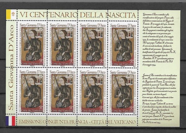 JOANNA D'ARC WATYKAN MI.ARK.1737**