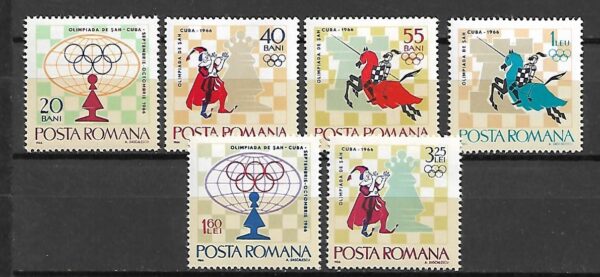 OLIMPIADA SZACHOWA RUMUNIA MI.2478-2483**