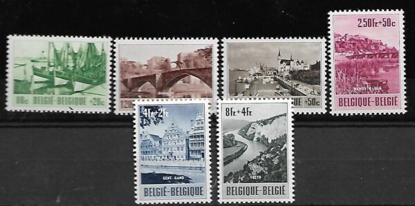 TURYSTYKA BELGIA MI.967-972**