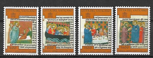 MALARSTWO WATYKAN MI.1222-1225**