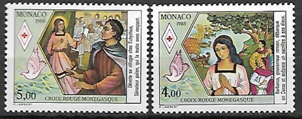 CZERWONY KRZYŻ MONAKO MI.1882-1883**