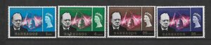 W.CHURCHILL BARBADOS MI.249-252**
