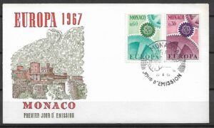 EUROPA CEPT MONAKO MI.870-871 FDC