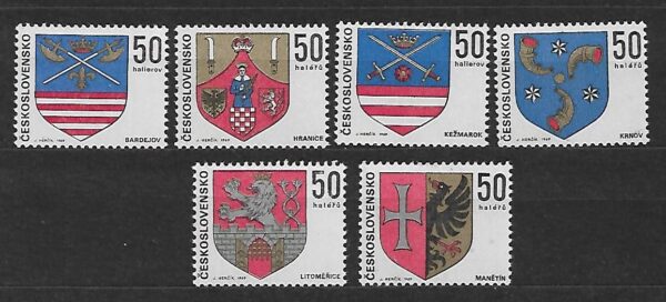 HERBY CZECHOSŁOWACJA MI.1904-1909**