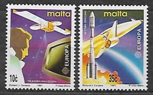 EUROPA CEPT MALTA MI.854-855**