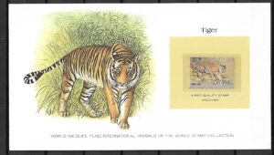 TYGRYS MALEZJA KOLEKCJA ZWIERZĄT ŚWIATA NA KARCIE