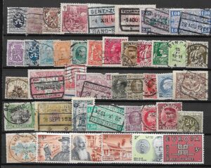 ZESTAW ZNACZKÓW BELGIA NR 15