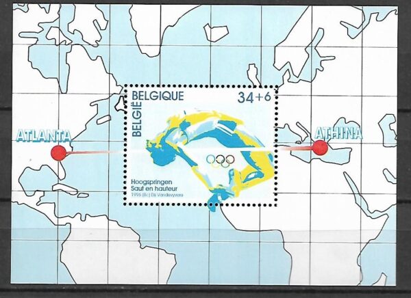 OLIMPIADA SPORTOWA BELGIA MI.BL.66**