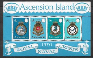 HERBY MARYNARKI ASCENSION MI.134-137**