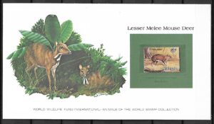 MYSZOJELONEK MNIEJSZY MALEZJA KOLEKCJA ZWIERZĄT ŚWIATA NA KARCIE