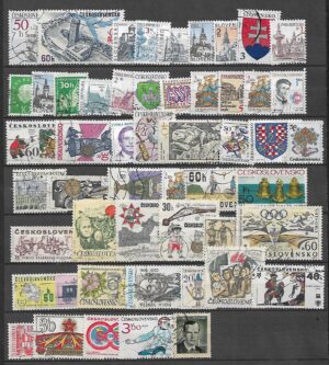 ZESTAW ZNACZKÓW CZECHOSŁOWACJA NR 16