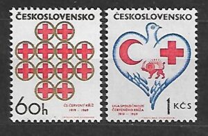 CZERWONY KRZYŻ CZECHOSŁOWACJA MI.1851-1852**