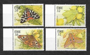 MOTYLE IRLANDIA MI.861-864**