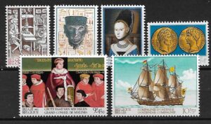 SZTUKA BELGIA MI.1729-1734**