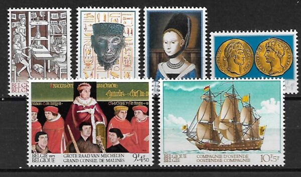 SZTUKA BELGIA MI.1729-1734**