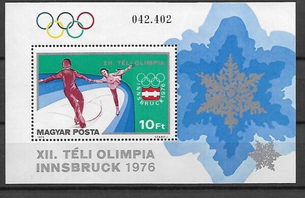 OLIMPIADA ZIMOWA WĘGRY MI.BL.116**