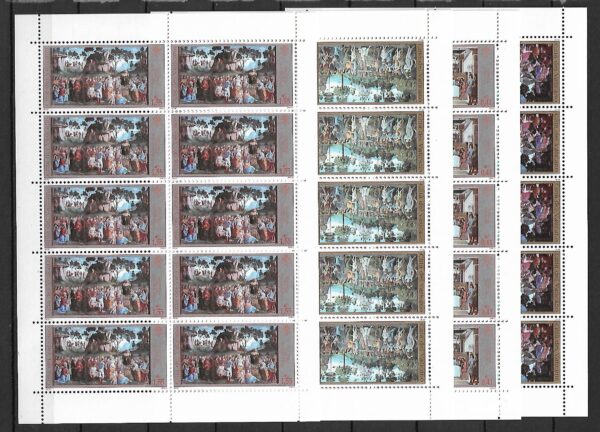 MALARSTWO WATYKAN MI.ARK.1411-1414**
