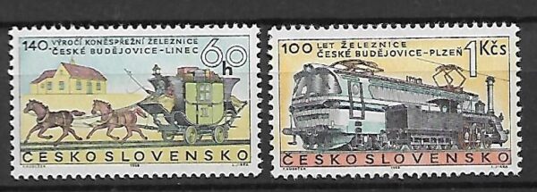 KOLEJNICTWO CZECHOSŁOWACJA MI.1806-1807**
