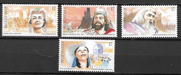 SŁAWNI LUDZIE BELGIA MI.2740-2743**