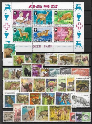 ZESTAW ZNACZKÓW ZWIERZĘTA NR 19