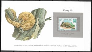 ŁUSKOWNIK SWAZILAND KOLEKCJA ZWIERZĄT ŚWIATA NA KARCIE