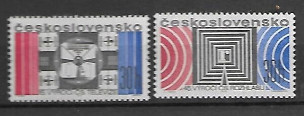 ROCZNICA CZECHOSŁOWACJA MI.1779-1780**