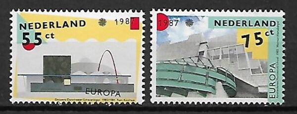 EUROPA CEPT HOLANDIA MI.1318-1319**