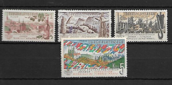 WYSTAWA FILATELISTYCZNA CZECHOSŁOWACJA MI.1311-1314**