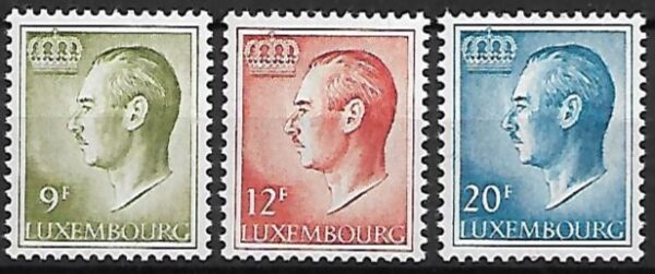 SŁAWNI LUDZIE LUXEMBURG MI.919-921ya**