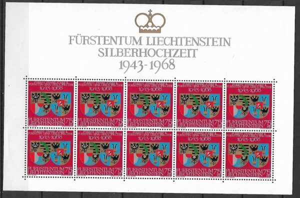 HERBY LIECHTENSTEIN MI.ARK.496**