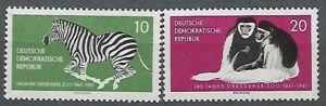 ZWIERZĘTA DDR MI.825-826**