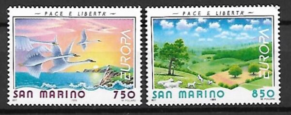 EUROPA SAN MARINO MI.1607-1608**