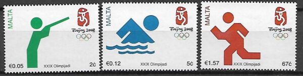 OLIMPIADA LETNIA MALTA MI.1564-1566**