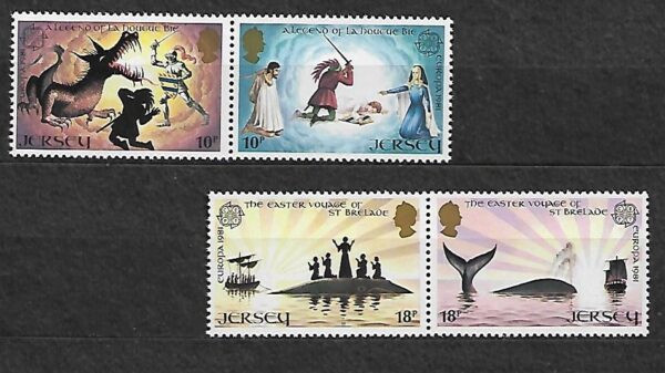 EUROPA CEPT JERSEY MI.253-256**