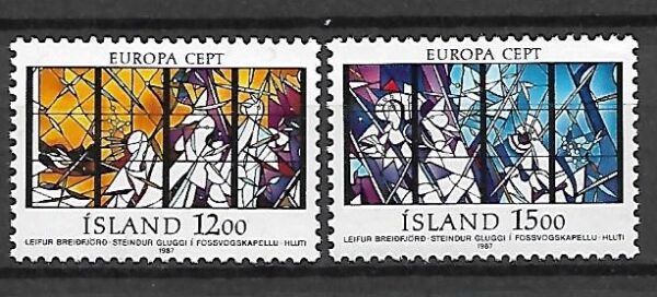 EUROPA CEPT ISLANDIA MI.665-666**