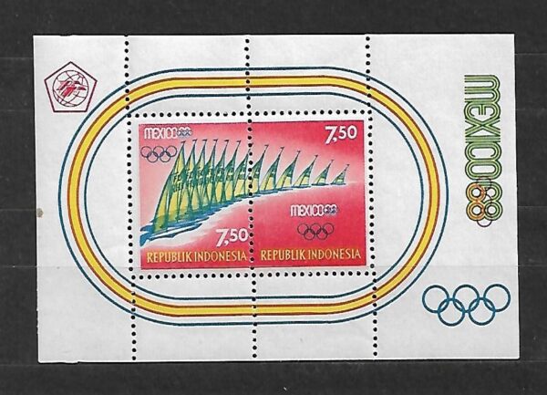 OLIMPIADA LETNIA INDONEZJA MI.BL.12**