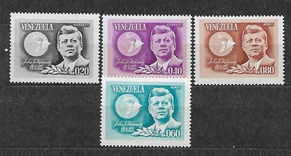 J.F.KENNEDY WENEZUELA MI.1619-1622**