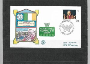 WIZYTA JANA PAWŁA II IRLANDIA-DUBLIN KOPERTA