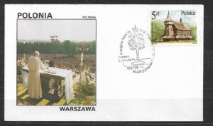 WIZYTA JANA PAWŁA II POLSKA-WARSZAWA KOPERTA