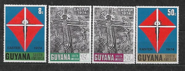 WIELKANOC GUJANA MI.456-459**