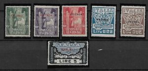 KOLONIE WŁOSKIE ERITREA MI.68-73**