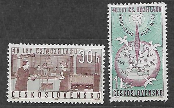 TELEKOMUNIKACJA CZECHOSŁOWACJA MI.1403-1404**