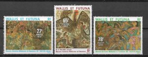 MALARSTWO  WALLIS FUTUNA MI.358-360**