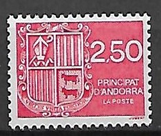 HERB ANDORRA FRANCUSKA MI.430**