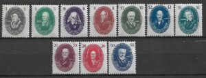 SŁAWNI LUDZIE DDR MI.261-270**