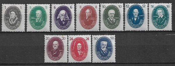 SŁAWNI LUDZIE DDR MI.261-270**