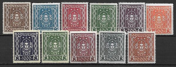 AUSTRIA MI.398-408A**