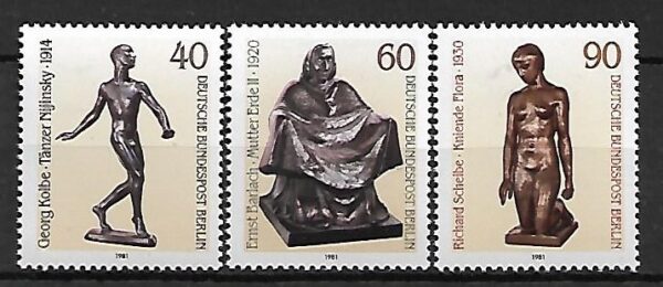 SZTUKA RFN BERLIN MI.655-657**