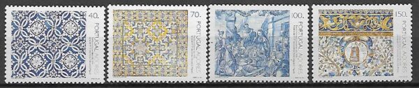 SZTUKA PORTUGALIA AZORY MI.442-445A**