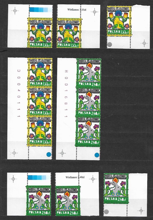 FI.4361-4362**ZESTAW Z NUMEREM ARKUSZA I KRZYŻYKIEM MARKACYJNYM